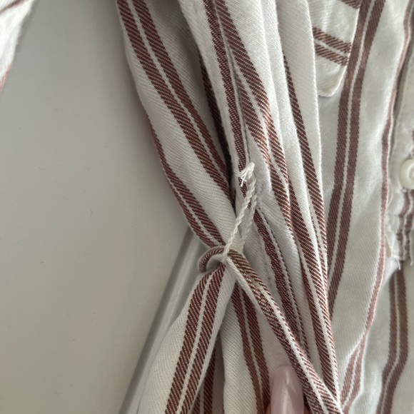 Isabel maternity top Small Maroon/White - Picture 6 of 6